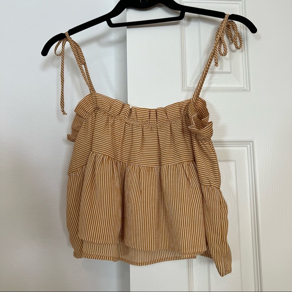 Jen’s Pirate Booty Cropped Stripes Tank Top - Picture 6 of 9